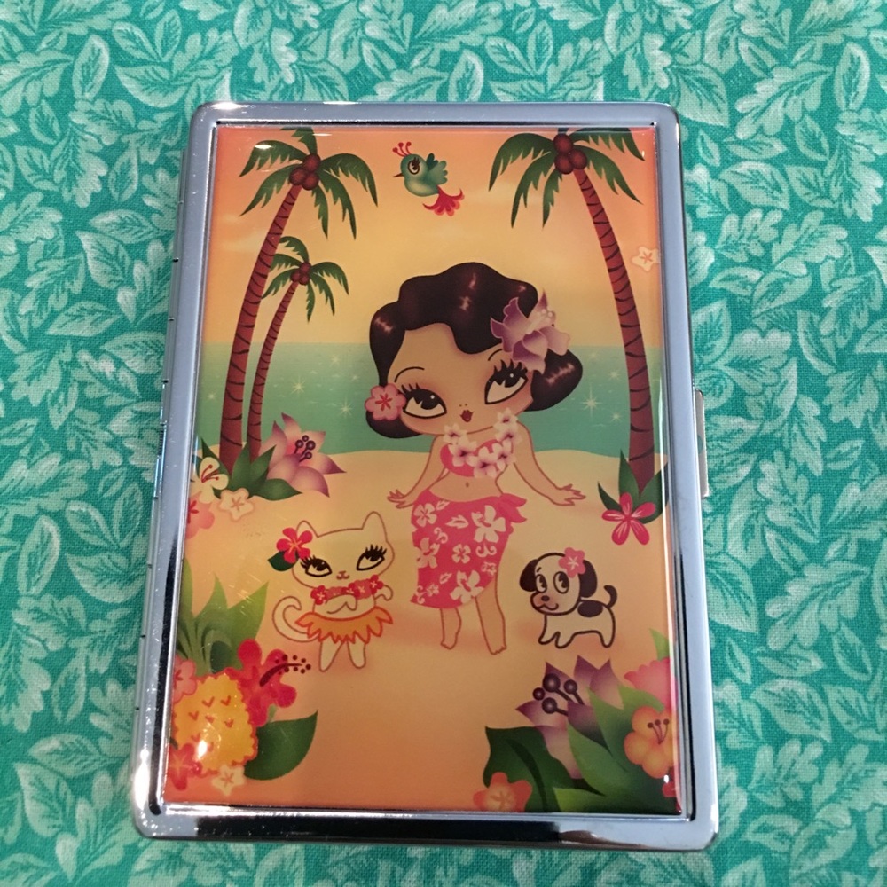 Fluff Hula Metal Wallet